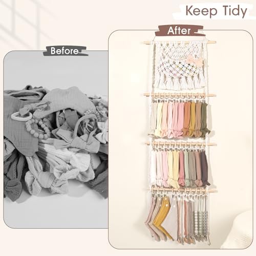 POVETIRE Headband Holder Hair Bow Organizer - Image 5