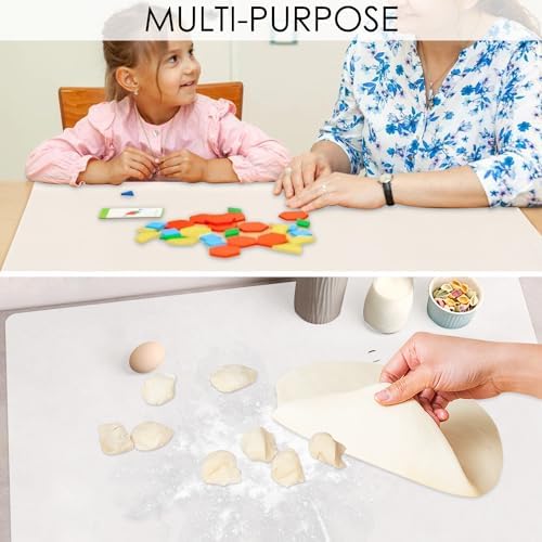Oversize Silicone Placemat, 31.5 * 16.93" Food-Grade Flexible Silicone Table Mat - Image 6
