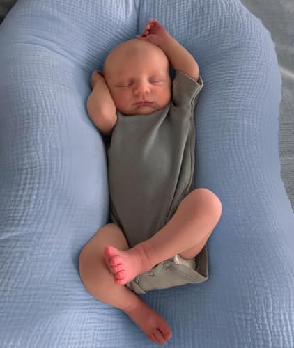 guruixu Muslin Baby Lounger Cover 2 Pack, 100% Cotton Infant Lounger Cover - Image 6