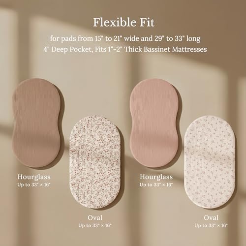 Niceye Muslin Bassinet Sheets 3-Pack - Image 4