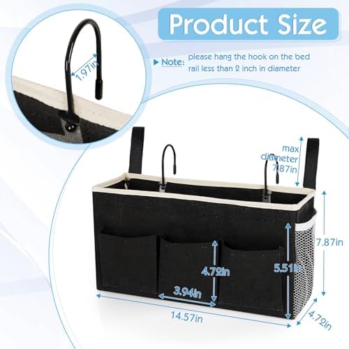 Bedside Caddy Bedside Storage Bag - Image 2