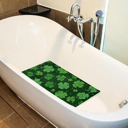 Bath Tub Shower Mat, Washable Bathtub Floor Mats, Suction Cups and Drain Holes - Image 5