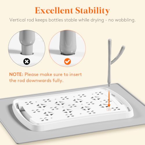 Lifewit Portable Baby Bottle Drying Rack - Image 3