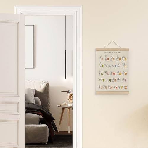 MAQIKA American Sign Language Alphabet Poster Framed - Image 2
