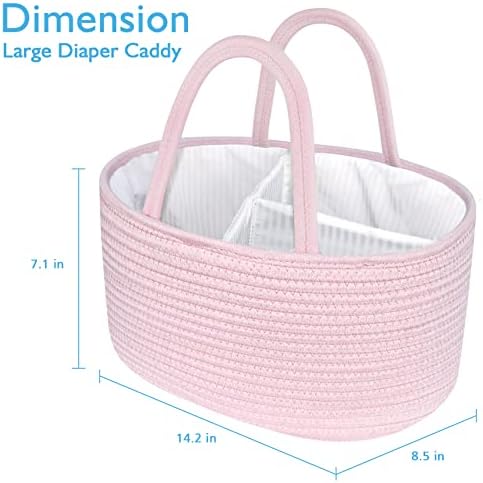 ABenkle Diaper Caddy Organizer - Image 3