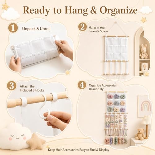 Headband Holder, Hair Bow Organizer - Image 3