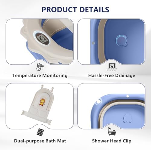 MoreFeel Foldable Baby Bathtub - Image 6