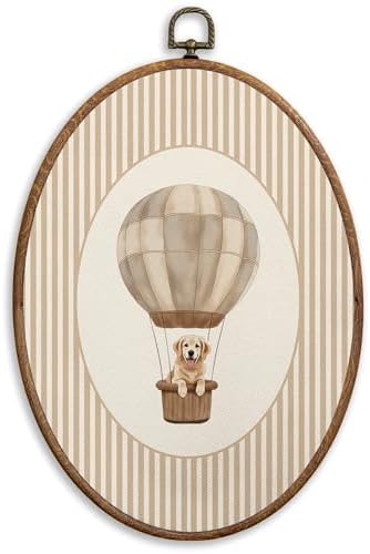 SONMYSULIL Golden Retriever Hot Air Balloon Nursery Wall Art Decor, Dog Kids by Unknown