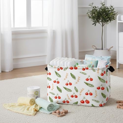 Kid Cute Rectangle Storage Basket Baby Toy Clothes Storage Bin Nursery Playroom - Image 5