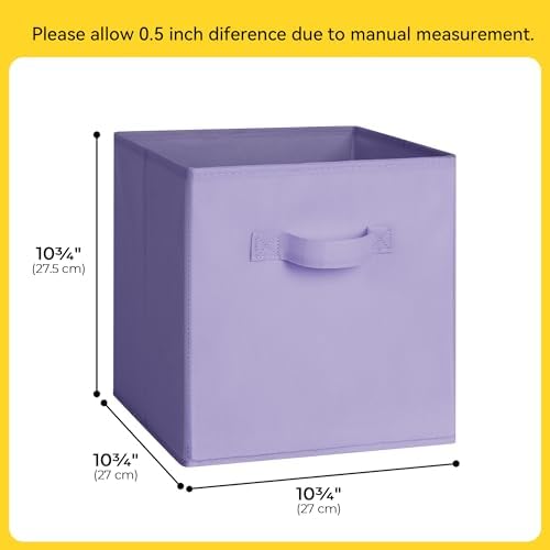 Cupic Cupid 6-Pack 11x11 Cube Storage Bins, Cube Bins - Image 2
