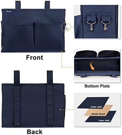 Surblue Bedside Caddy Hanging Organizer Storage Bag Pocket - Image 2