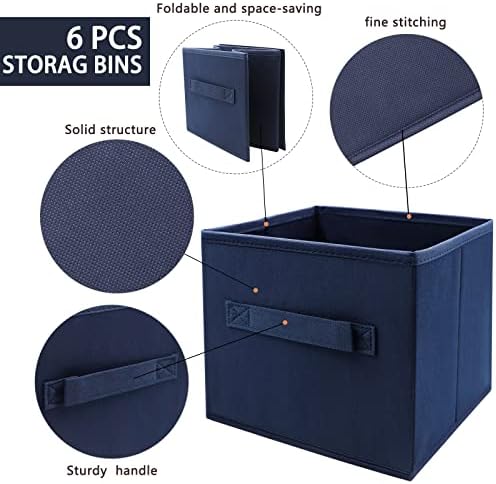 EBIGIC Collapsible Storage Cubes, Cube Storage Organizer 10.5 * 10.5 * - Image 4