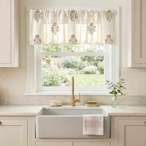 Linen Kitchen Curtains Valances by LINOROSA