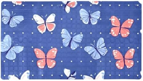 Bath Tub Shower Mat, Washable Bathtub Floor Mats, Suction Cups and Drain Holes by Anna+Cowper