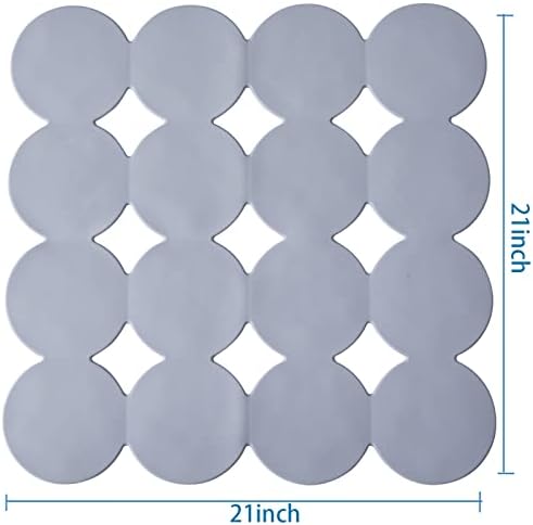 Webos Square Shower Mat Nonslip - Image 4