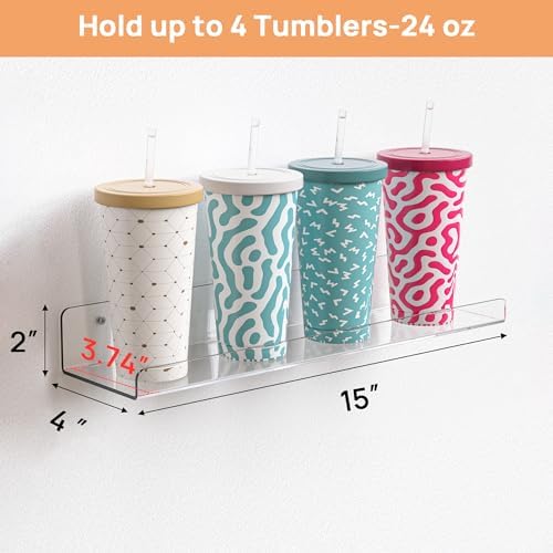 upsimples 2 Pcs 15" Acrylic Shelves - Image 3