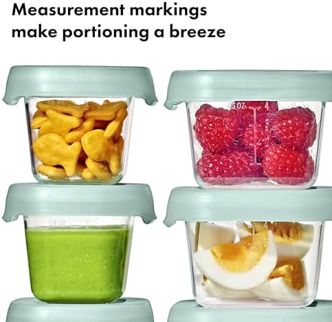 OXO Tot 12-Piece Baby Blocks Food Storage Container Set - Image 3