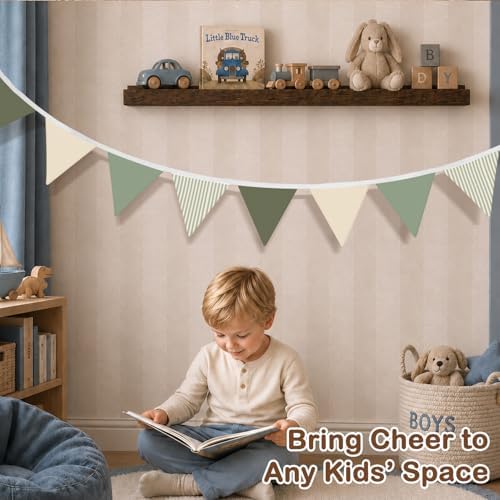 Sage Green Nursery Boys Room Wall Decor - Image 4
