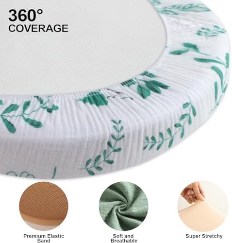 100% Muslin Cotton Baby Bassinet Sheets - Image 5