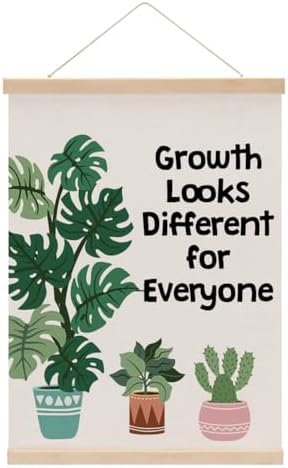 Inspirational Poster Hanger Therapy Office Decor Growth Mindset Wall Decor by Unknown