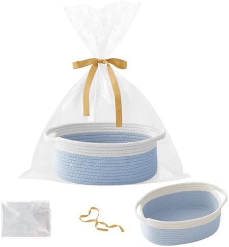 Woven Rope Basket by HZFTJOY