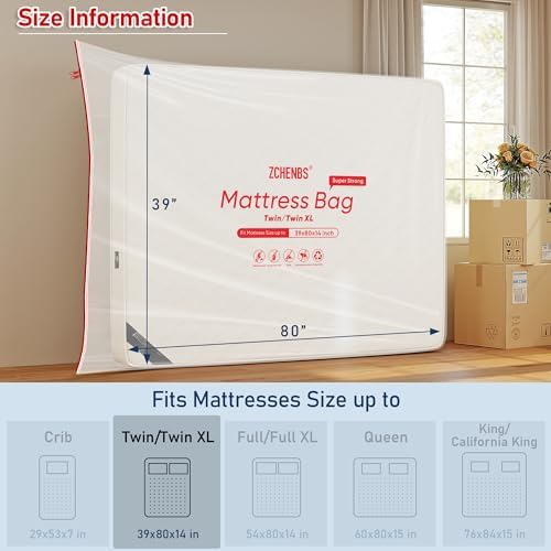 ZCHENBS® - 2 PK Twin/Twin XL Mattress Bags - Image 4