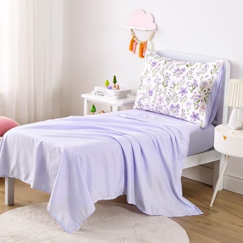 Wake In Cloud - Floral Toddler Bedding Set - Image 4
