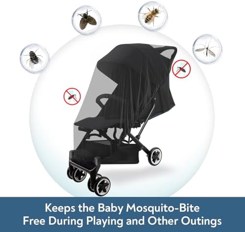 2 Pack Baby Mosquito Net for Stroller - Image 2