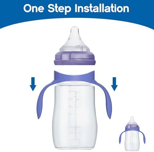 Baby Bottle Handles for Lansinoh/Mam Bottles, Bottle Holder for Baby Self - Image 4