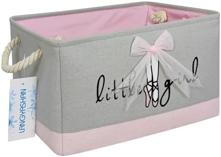 Rectangular Thick Pink Storage Bin Household by LANGYASHAN