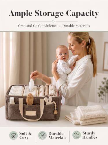 Baby Diaper Caddy Organizer - Image 2
