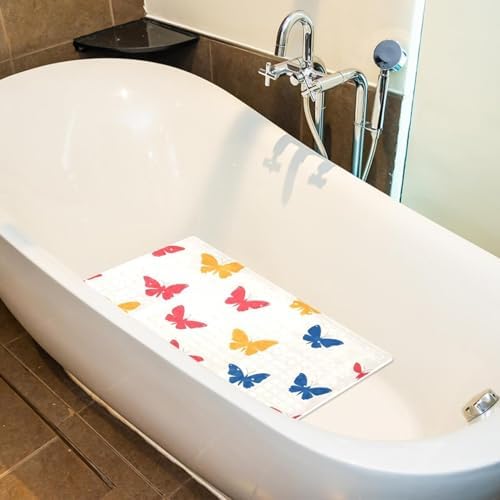 Non Slip Bathtub and Shower Mat 26.8x15.1 inch, Bath Mat - Image 5