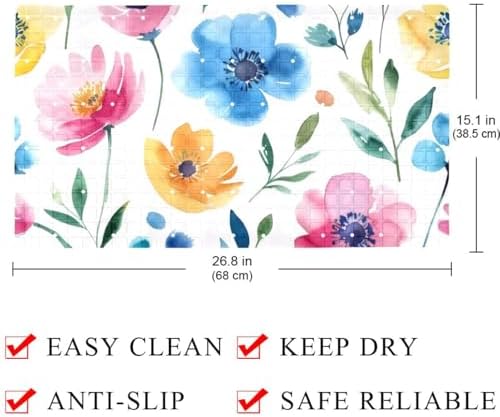 Non Slip Shower Mat Bathtub Mat 15.1x26.8 Inch, Quick Dry Bath Mat - Image 4