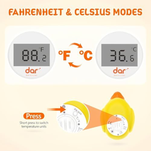 Baby Bath Thermometer for Infants & Todlers, Floating Duck Water Thermometer - Image 6