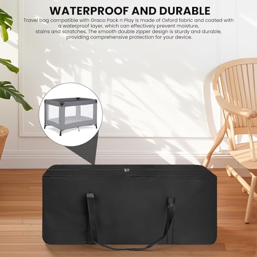 Travel Bag Compatible with Graco Pack N Play, Waterproof and Lightweight - Image 5