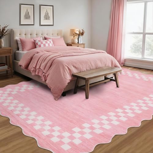 GarveeHome Washable Area Rug 6x9 Large Living Room Modern Border Throw Rug - Image 2