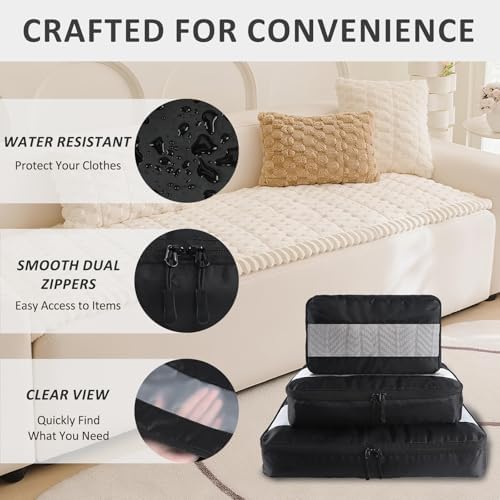 U+U 5 Set Packing Cubes, Travel Organizers - Image 2
