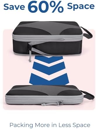 Bagsmart Compression Packing Cubes, Travel Bag Cruise Ship Essentials - Image 4