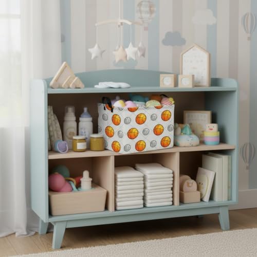 Kid Cute Nursery Storage Basket Baby Toy Clothes Storage Bin Playroom Bedroom - Image 3