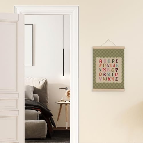 MAQIKA Vintage Alphabet Classroom Poster Framed - Image 2