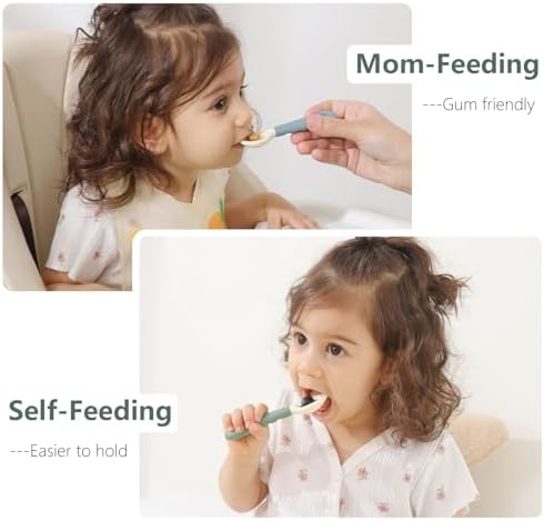 Seposeve Silicone Baby Spoons – Soft BLW Self Feeding Spoons - Image 4