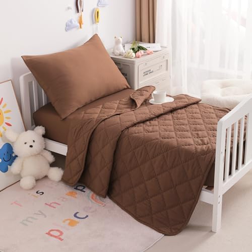 NTBAY Toddler Microfiber Bedding Set, 4 Piece - Image 4