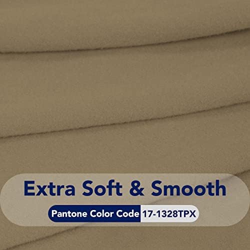 PureFit Stretch Couch Covers for Sofa Large Sofa Slipcovers Tan - Image 5