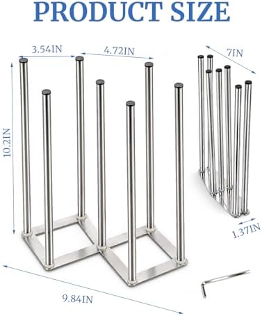 Foldable Bottle Drying Rack, Baby Bottle Drying Rack, Collapsible Cup Draining - Image 2