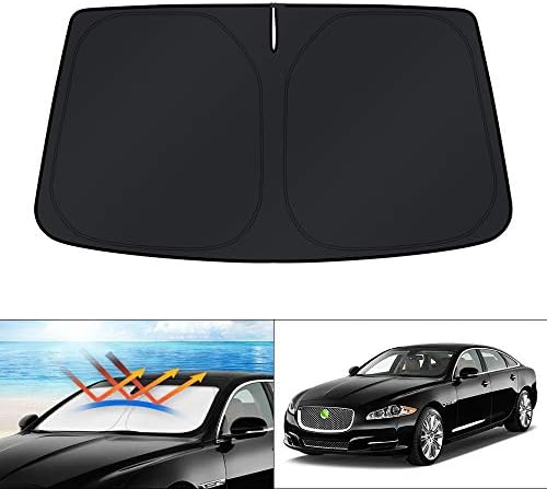 KUST Windshield Sun Shade for Jaguar XJ Accessories 2010-2019 Custom Fit by KUST