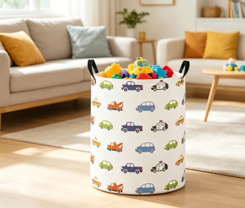 Baby Laundry Basket Baby Nursery Hamper Kids Laundry Basket Toy Storage Bin - Image 4