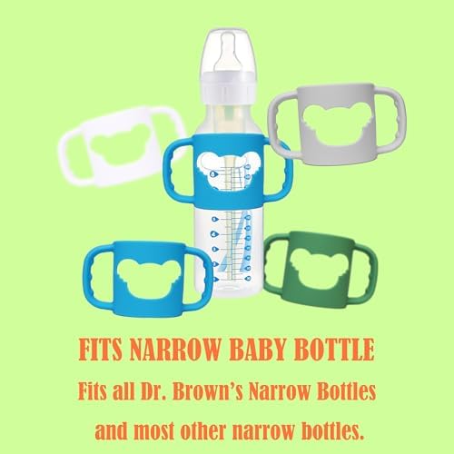 4 Pack Silicone Baby Bottle Handles - Image 6