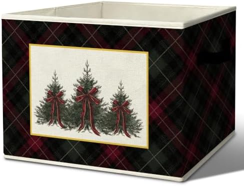 Vintage Gothic Christmas Tree Storage Box by Unknown