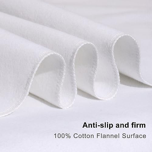 Flannel Protector Pad，100％ Waterproof Mattress Protector Pad, One Size - Image 3