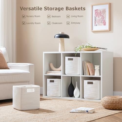 UBBCARE Storage Cubes 11 Inch, Cotton Rope Woven Baskets - Image 7